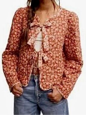 Listicle Meadows Quilted Jacket Size L